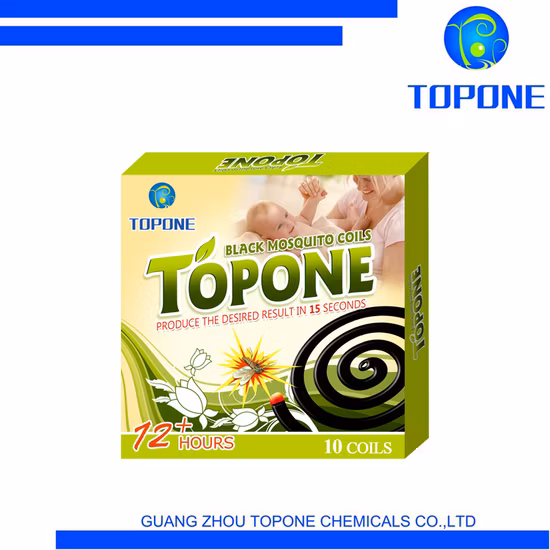 Bobina repelente de mosquitos preta sem fumaça para controle de pragas da China para assassino de mosquitos
